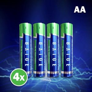 Set of 4 AA batteries