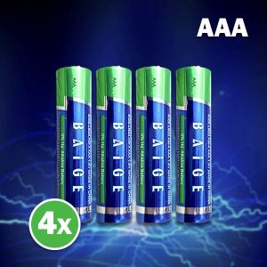 Set of 4 AAA batteries