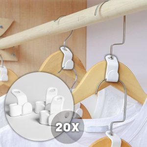 Cârlige pentru economisirea spațiului (20 buc) | SPACEHOOKS