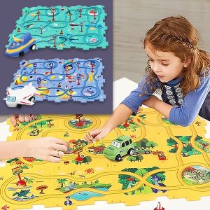 Puzzle interactiv cu circuit auto | ZOOMSTER