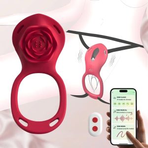 Vibrator roz purtabil pentru femei – Aplicație Couples Connect + telecomandă, stimulare clitoridiană hands-free, joc la distanță, silicon sigur pentru corp, ambalaj discret | AMORA